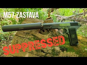 M57 Zastava 7.62x25 Suppressed