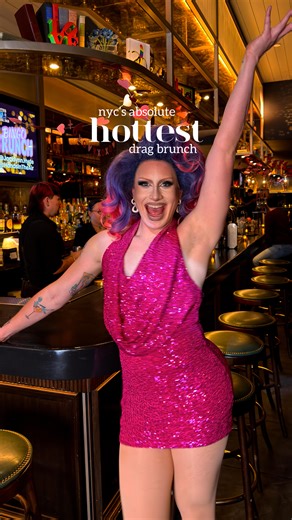 @newyork_bars on Instagram: "Bingo, booze & unhinged drag energy! ✨ Weekends at @thedickensnyc hit different with Drag Bottomless Bingo Brunch every Saturday and Sunday. Two fun-packed seatings at 1pm and 3pm, hosted by @jacklynn.hyde, bring nonstop laughs, outrageous performances, and all the chaotic energy you can handle. $30 bottomless drinks with any entrée - because the cocktails deserve as much spotlight as the show. Sip mimosas, prickly pear spritzes, blood orange spritzes, spiced apple s