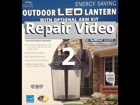 Costco LED Porch Lantern Repair 2