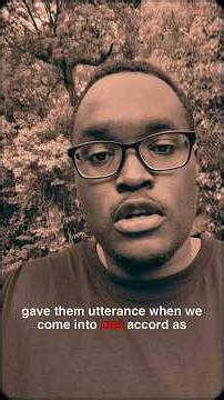 Acts 2:1-4 One Accord God Bless #faith #jesus #jesussaves #oneaccord