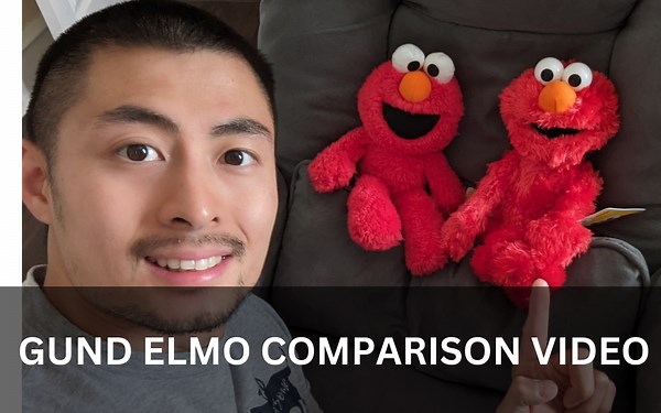 Watch Gund Elmo Comparison Video 12" vs 13" on Amazon Live