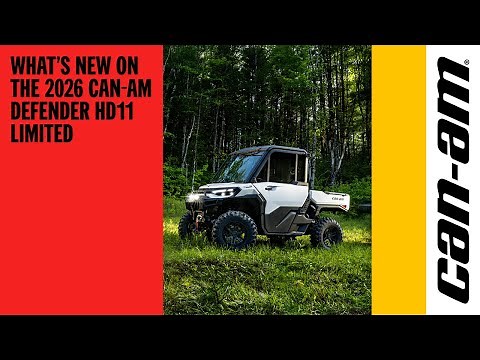 2026 Can-Am Defender Limited HD11 - Features You Need to Know About