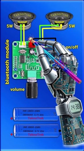 How to Make a Bluetooth Speaker at Home | XH-A158 & PAM8403 #bluetoothspeaker #xha158 #pam8403