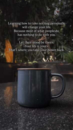 Stop Taking Things Personally | Take Your Power Back