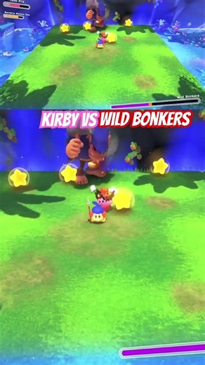 Kirby vs Wild Bonkers 💥 Hammer Boss Battle