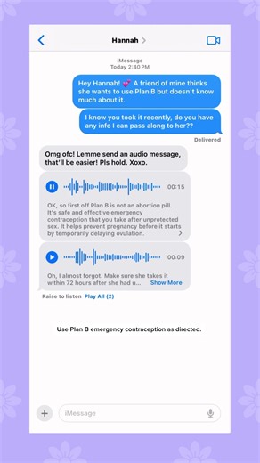 Plan B One-Step on TikTok