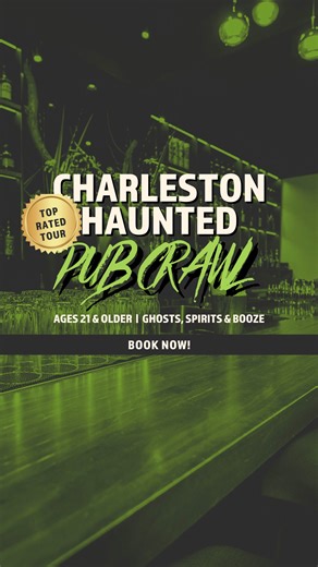 Sip with spirits—literally. Discover Charleston’s haunted past one bar at a time. | Ghost City Tours | Facebook