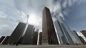 Collapsing Building Stock Motion Graphics SBV-313151888 - Storyblocks