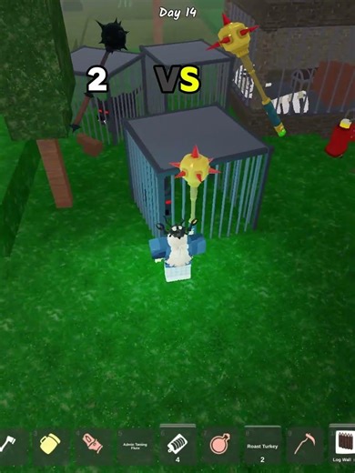 morningstar vs cultist king mace roblox 99nights😳#99nightintheforest #99nights #roblox