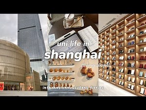 studying in shanghai 🪷 productive days in my life: library, study cafes, uni diaries