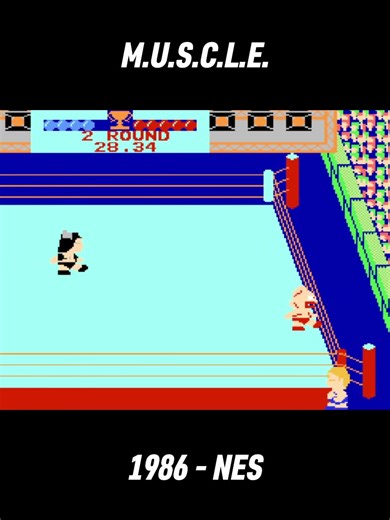 M.U.S.C.L.E. (1986 - NES) #game #games #gamer #gaming #retro #retrogame #retrogames #old #oldgame #oldgames #gameplay #nostalgia #nostalgic #nes #wwe #muscle #wrestling #raw #smackdown #fight #mma #funny #fun #fyp #trending #top #hot #viral #indonesia #windahbasudara #windah #capcut #like #follow