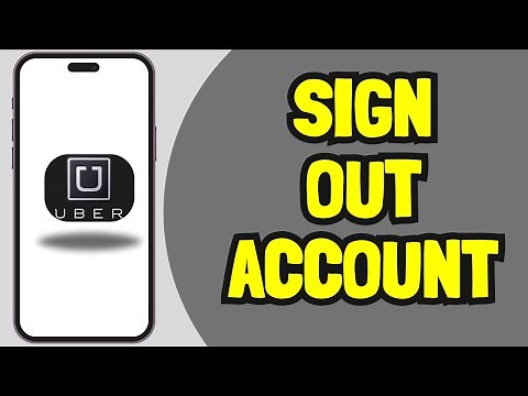 How to sign out of the Uber app (Easy Step)