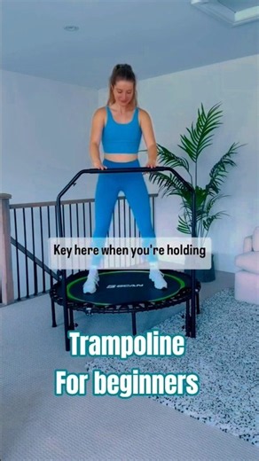 Trampoline workout for beginners.!! #trempoline #jumpingfitness #reboundingworkout