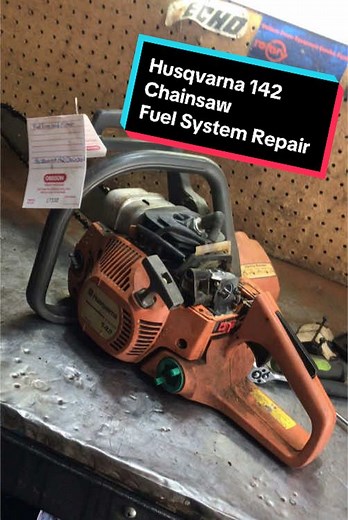 Repairing Fuel System on Husqvarna 142 Chainsaw