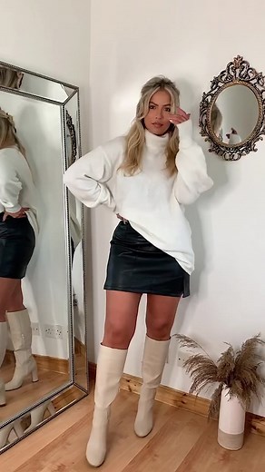 10 Ways to Style a Leather Skirt | Fashion Ideas