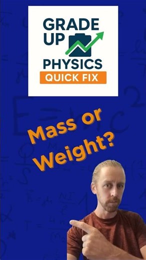 Don't Confuse Mass and Weight — GCSE Physics explained #mass #weight #gcsephysics #gradeupphysics