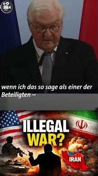 European Leader Calls the U S War on Iran a Violation of International Law