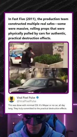 Fast Five 2011 Multiple Real Safes Were Built and Pulled by Cars for Practical Destruction