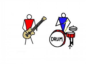 Like and Likes - Rockin' English (I Like Bass and Drums)