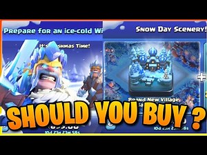 Should You Buy The New Ice King Skin And The Snow Day Scenery In Clash Of Clans ?