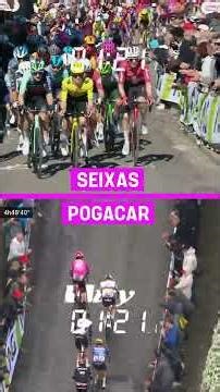 Paul Seixas vs Tadej Pogacar. Who wins up the Mur de Huy? ⚔️🤔