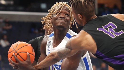 Memphis basketball redshirt center Sam Onu enters transfer portal
