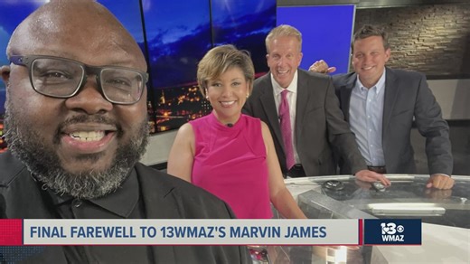 Final farewell to 13WMAZ's Marvin James