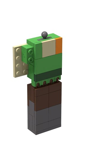 Build Alex Minecraft With Lego #lego #minecraft #alex #incredibox #build