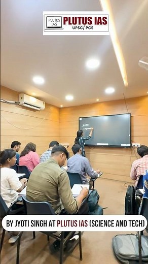 By Jyoti Singh Mam At Plutus IAS Coaching (Science and Tech) Best IAS Coaching ‪@plutusias‬#ias