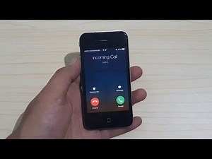 iphone 4S incoming call