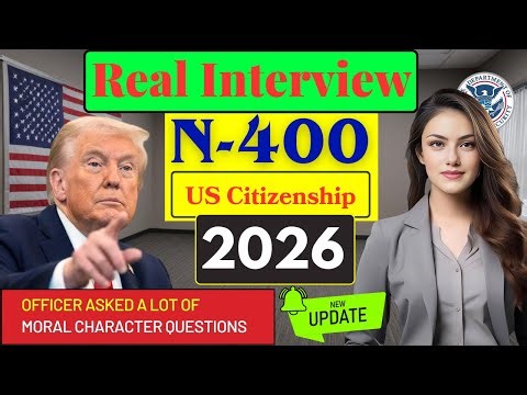 2025 New, Real Interview of U.S. citizenship, Full N-400 Naturalization Interview & Test, small talk