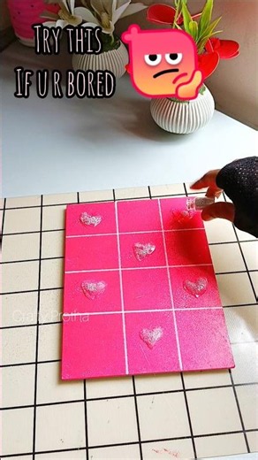 Easy things to do when you're bored 😴 #short #ytshorts #glueguncraft #painting #aesthetic #craft