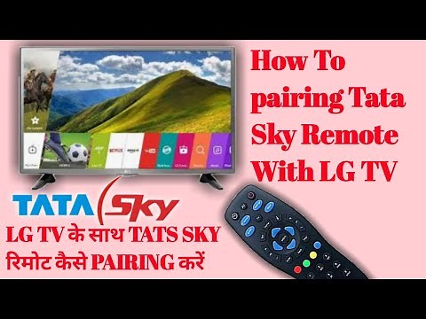 How To Pair Tata Sky Remote With Tv || How To Pair Tata Sky Remote With LG Tv