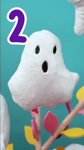 Can you count all the SPOOKY GHOSTS? 👻😨 👻 #kidslearning