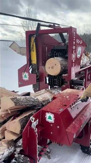 Pro-LP #FirewoodProcessor Testing 🪵❄️ #shorts