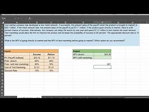 Capital Budgeting Using Decision Trees: Some Simple Examples (Using Excel)