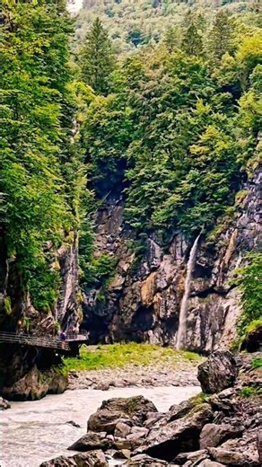 Nature take your breath away 😍Aareschlucht Switzerland 🇨🇭 #nature #shorts #viral #youtubeshorts