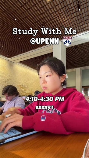 upenn study vlog in honor of final exam week here at upenn because i am indeed a struggling college student in the trenches so i might as well romanticize my studying and procrastinate by giving myself an excuse to edit… pls tiktok don’t let this flop i worked hard and sacrificed study time for this HAHA #studyvlog #collegestudents #ivyleague #finalsweek #studymotivation