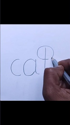 Easy cat drawing