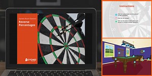 Maths Games Room Starter: Reverse Percentages - KS3 Maths