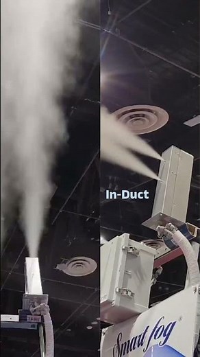 Smart Fog Humidification System ES100 Space Commercial Humidifier and TS100 In-Duct Humidifier