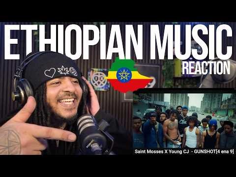 THIS Ethiopian Bashment Track SHOCKED Me 🇪🇹🔥 | Saint Mosses x Young CJ – GUNSHOT Reaction