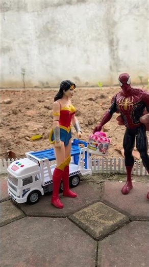 Spidey Help Black Spidergirl Revenge Spiderman Wonder Woman And The End