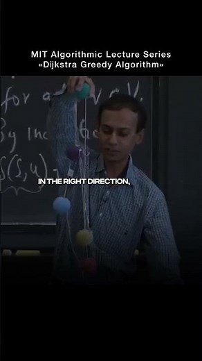 MIT Professor explaining Dijkstra Algorithm