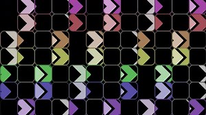 Vj Loop Of Retro Looking Animated Arrows