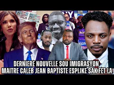 GWO NOUVEL ;YON MOUN MOURI KAY TRUMP JODI A,MET CALED SE INVITE NOU,DOSYE TPS AYISYEN YO