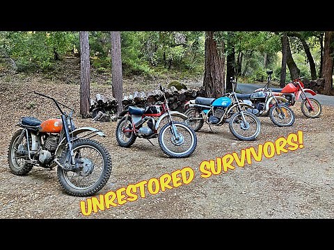My Personal Collection Of Vintage MX Dirt Bikes From The 60's 70's & 80's