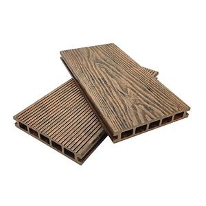 [Hot Item] Mixed Color WPC Embossed WPC Decking Board Hollow Outdoor Flooring