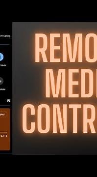 Remove Media Controls Android 11