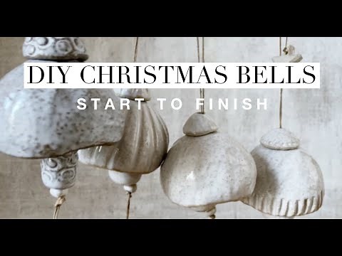 #8 How I Make Ceramic Christmas Bells | Start to Finish